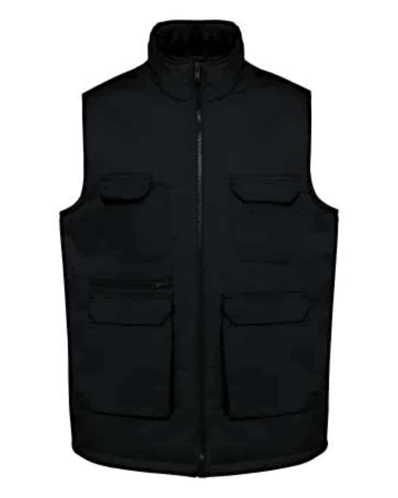 UNISEX PADDED MULTI-POCKET POLYCOTTON VEST UNISEX PADDED MULTI-POCKET POLYCOTTON VEST