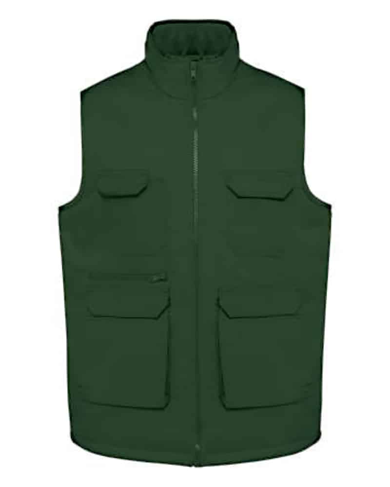 UNISEX PADDED MULTI-POCKET POLYCOTTON VEST UNISEX PADDED MULTI-POCKET POLYCOTTON VEST