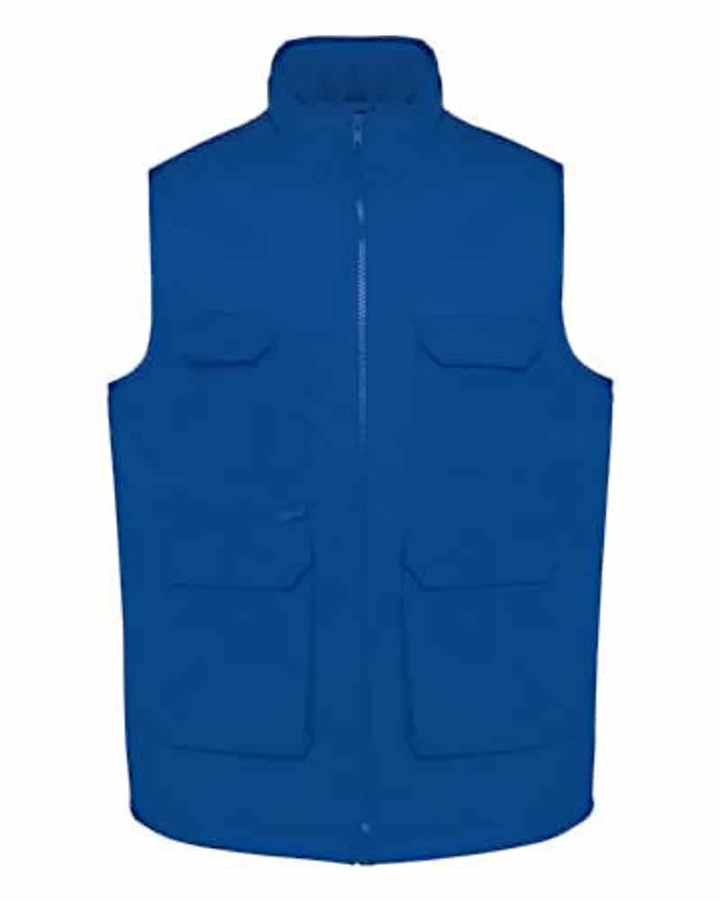 UNISEX PADDED MULTI-POCKET POLYCOTTON VEST UNISEX PADDED MULTI-POCKET POLYCOTTON VEST