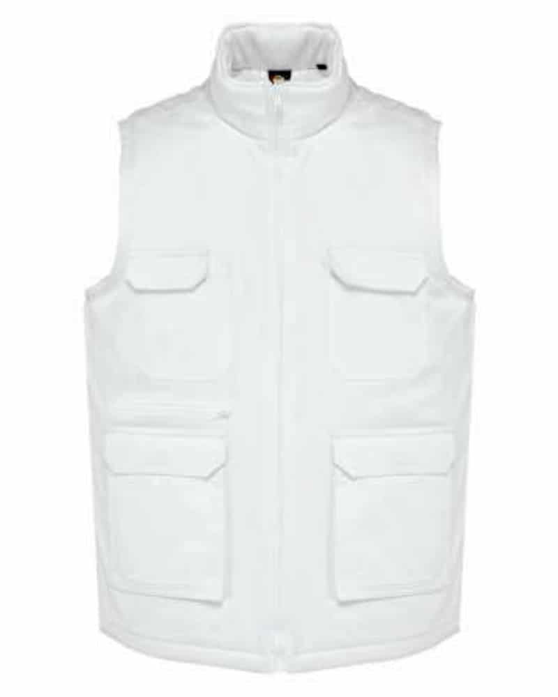 UNISEX PADDED MULTI-POCKET POLYCOTTON VEST UNISEX PADDED MULTI-POCKET POLYCOTTON VEST