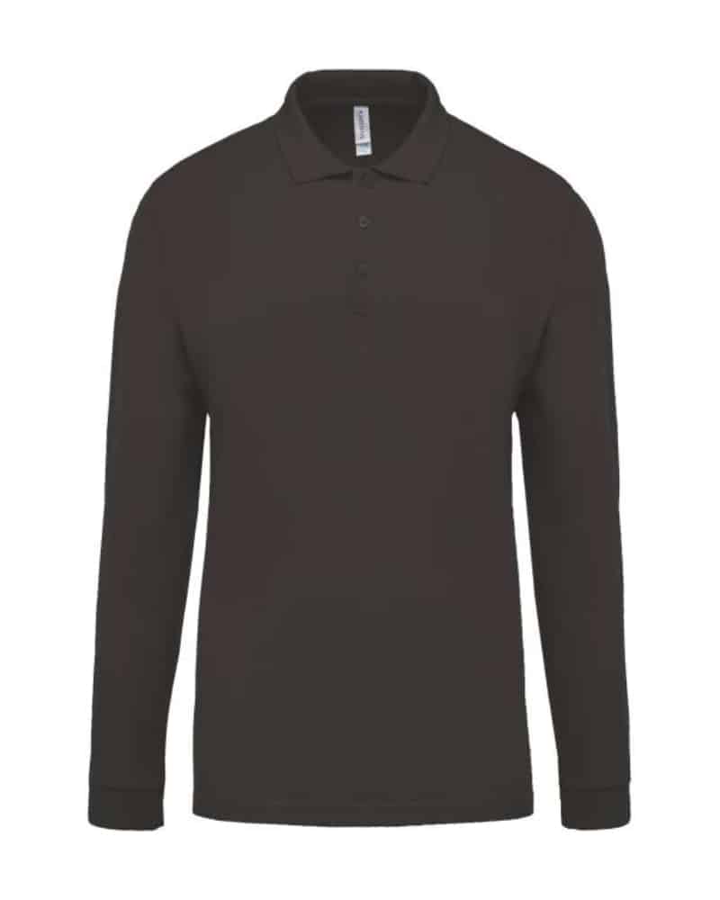 MEN'S LONG-SLEEVED PIQUÉ POLO SHIRT MEN'S LONG-SLEEVED PIQUÉ POLO SHIRT