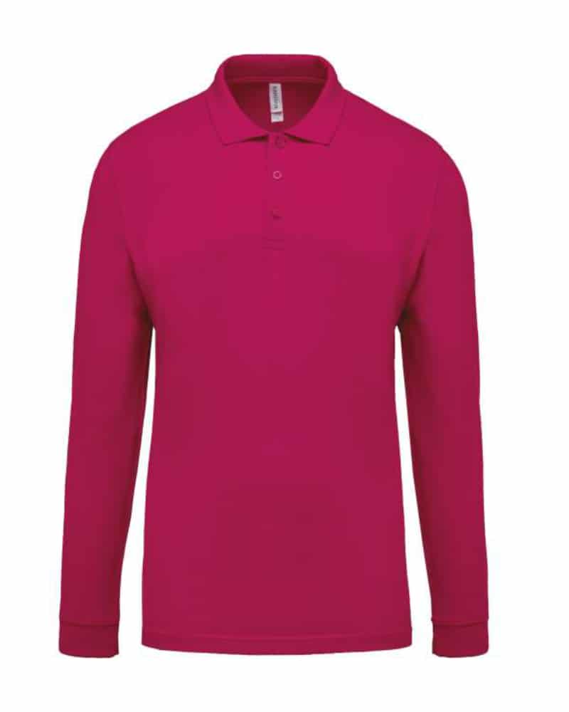 MEN'S LONG-SLEEVED PIQUÉ POLO SHIRT MEN'S LONG-SLEEVED PIQUÉ POLO SHIRT