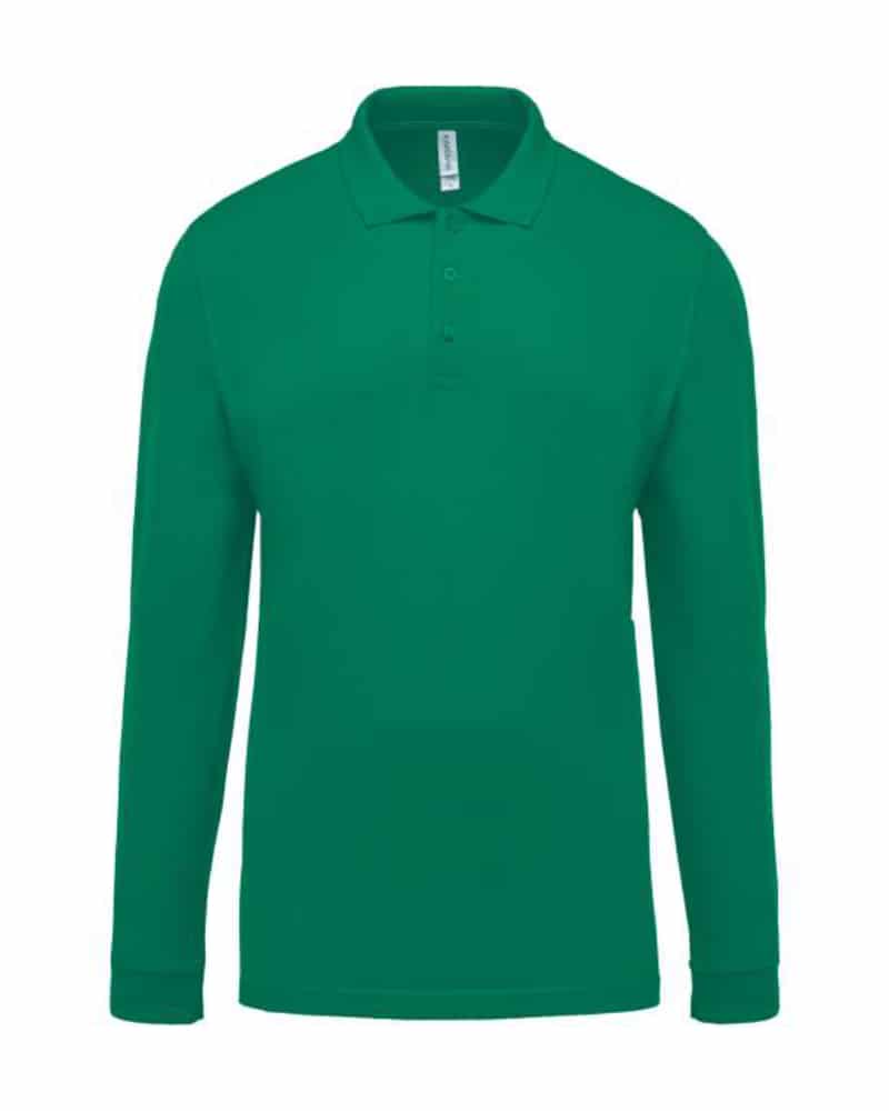 MEN'S LONG-SLEEVED PIQUÉ POLO SHIRT MEN'S LONG-SLEEVED PIQUÉ POLO SHIRT