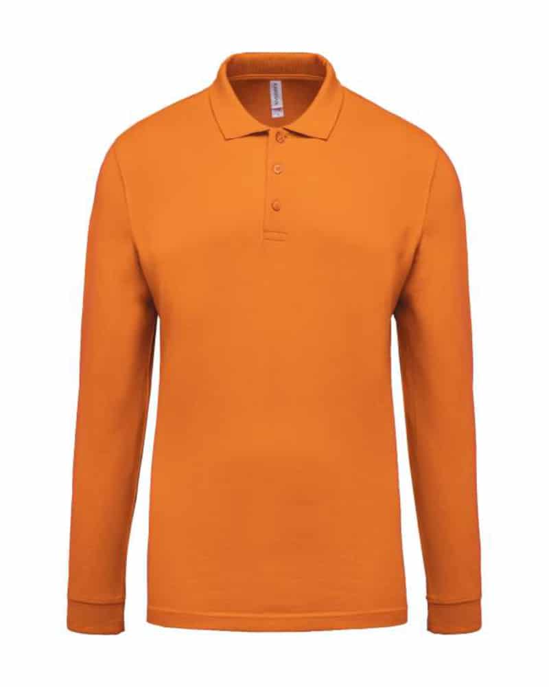 MEN'S LONG-SLEEVED PIQUÉ POLO SHIRT MEN'S LONG-SLEEVED PIQUÉ POLO SHIRT