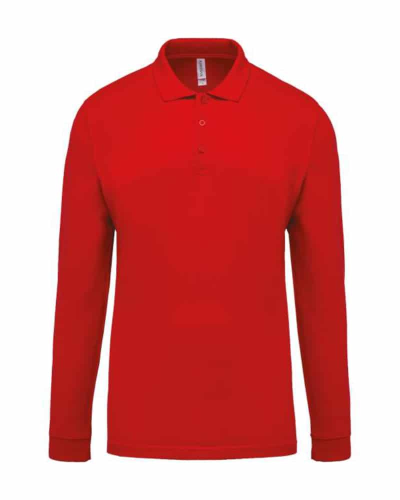 MEN'S LONG-SLEEVED PIQUÉ POLO SHIRT MEN'S LONG-SLEEVED PIQUÉ POLO SHIRT