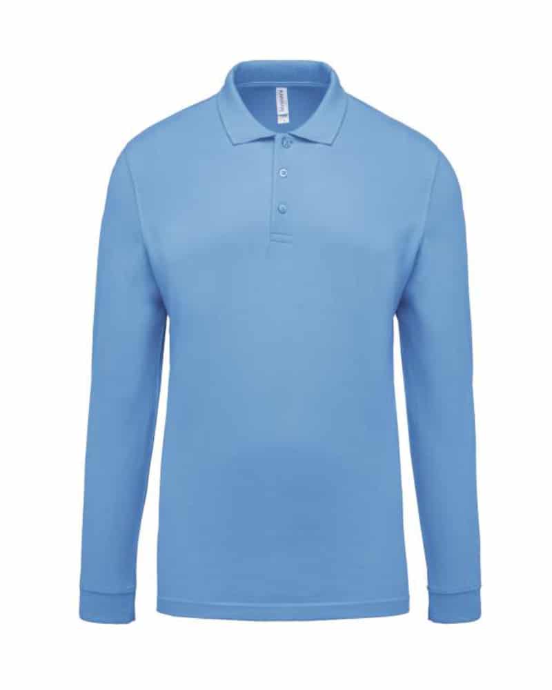 MEN'S LONG-SLEEVED PIQUÉ POLO SHIRT MEN'S LONG-SLEEVED PIQUÉ POLO SHIRT