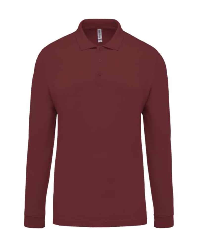 MEN'S LONG-SLEEVED PIQUÉ POLO SHIRT MEN'S LONG-SLEEVED PIQUÉ POLO SHIRT