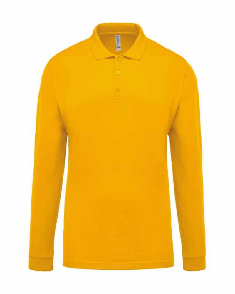 MEN'S LONG-SLEEVED PIQUÉ POLO SHIRT MEN'S LONG-SLEEVED PIQUÉ POLO SHIRT